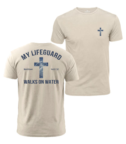 Walks On Water Faith Cotton T-Shirt