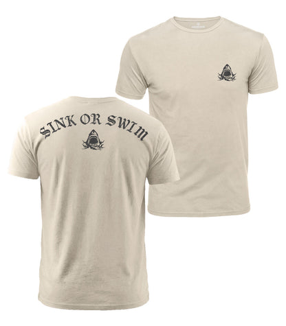 Sink Or Swim Shark Cotton T-Shirt