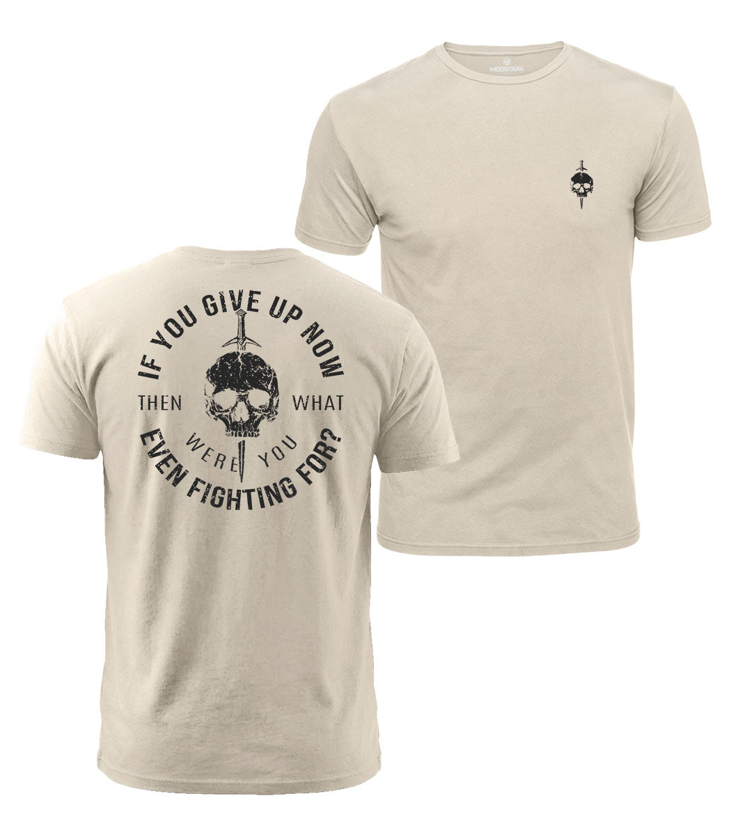 What Were You Fighting For Cotton T-Shirt