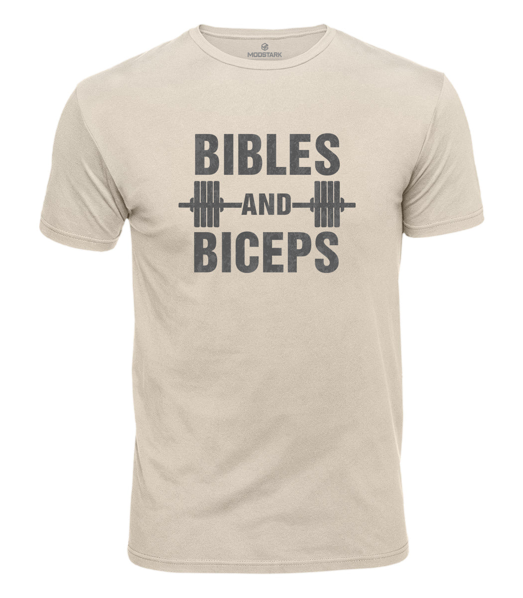 Bibles And Biceps Cotton T-Shirt