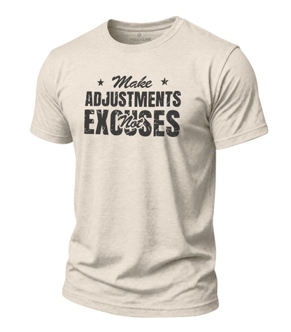 No Excuses Motivation Cotton T-Shirt