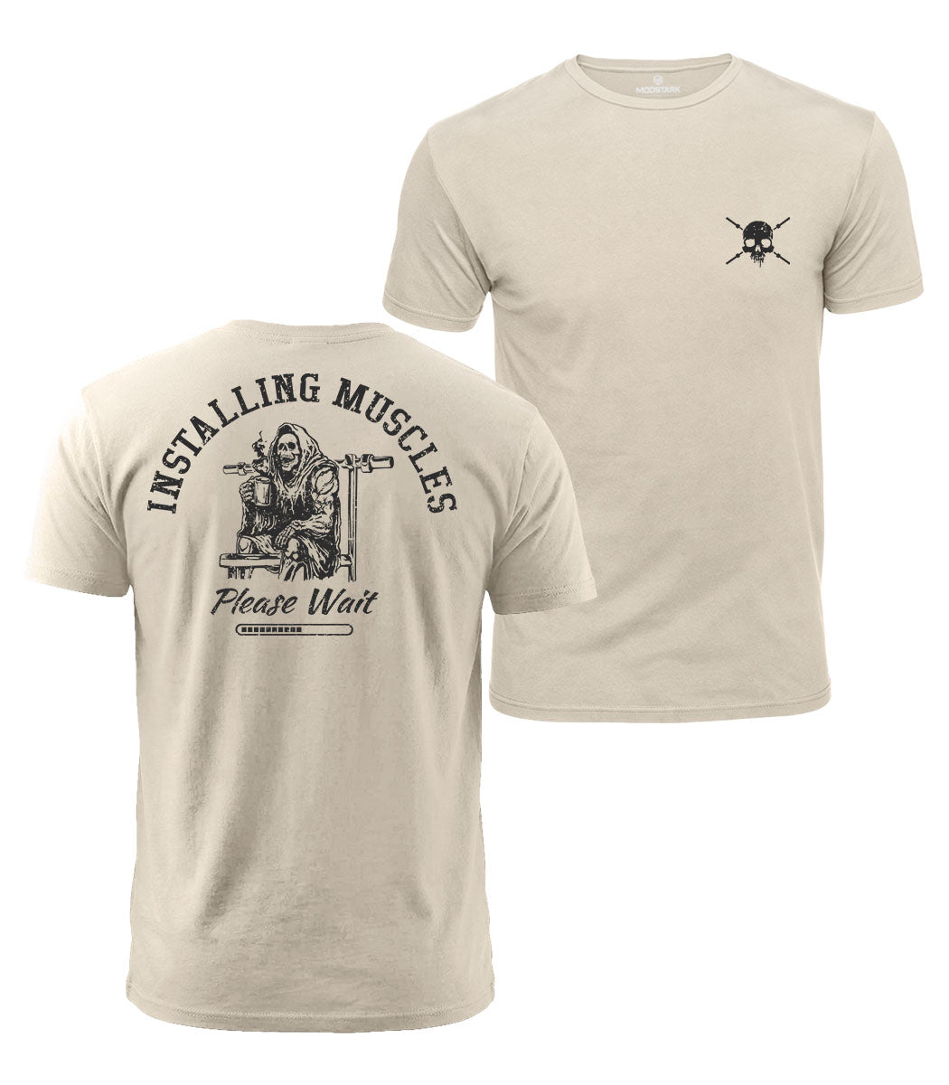 Installing Muscles Cotton T-Shirt