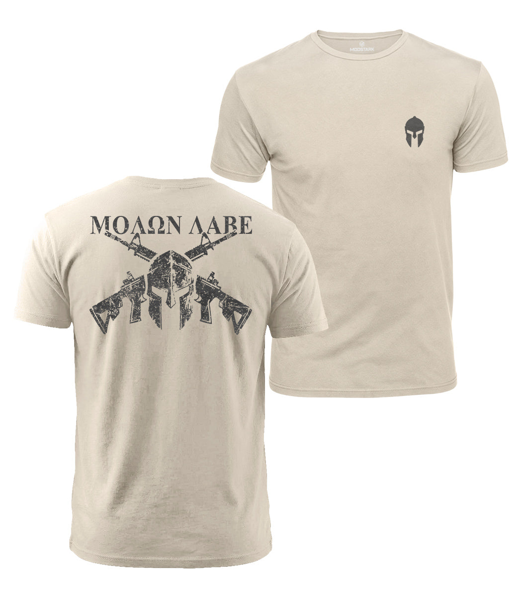 Molon Labe Warrior Cotton T-Shirt
