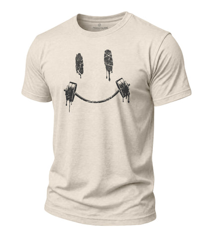 Smile Barbell Cotton T-Shirt