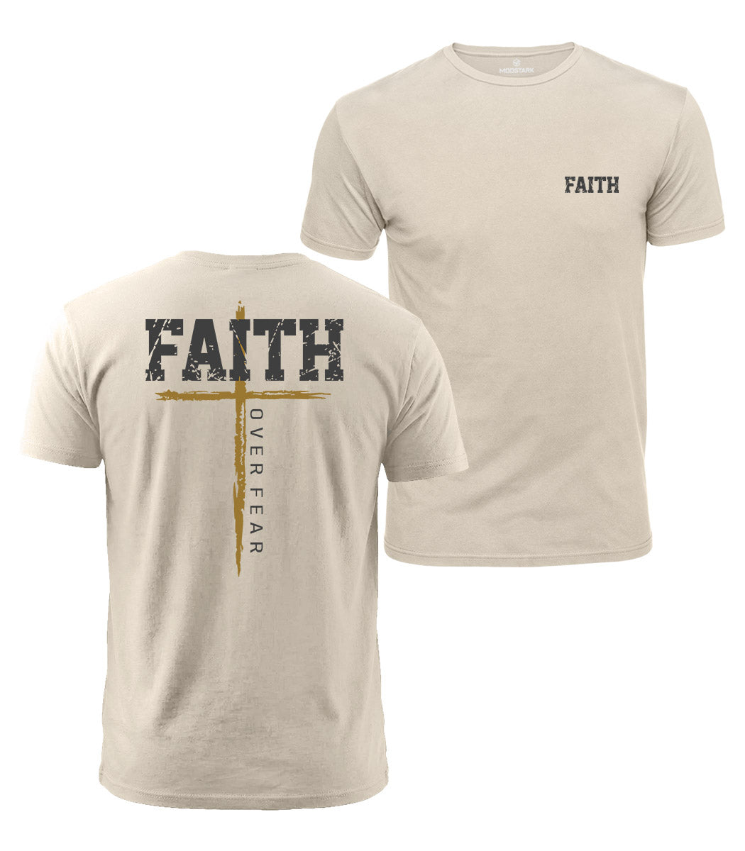 Faith Over Fear Cotton T-Shirt