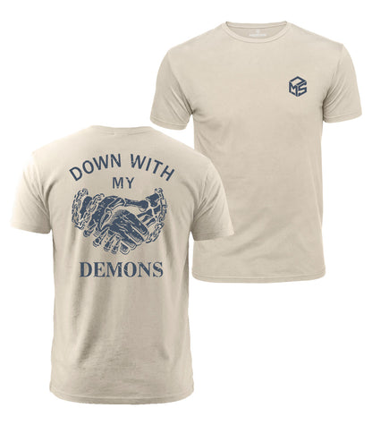 Down With My Demons Cotton T-Shirt