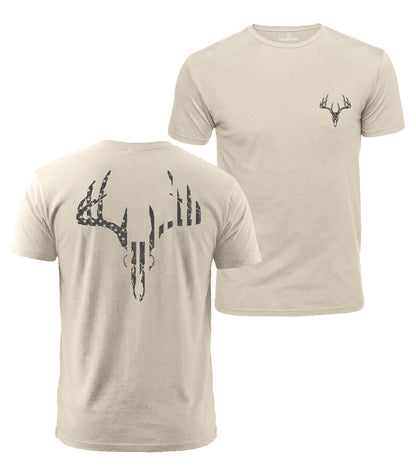 Deer Skull Cotton T-Shirt