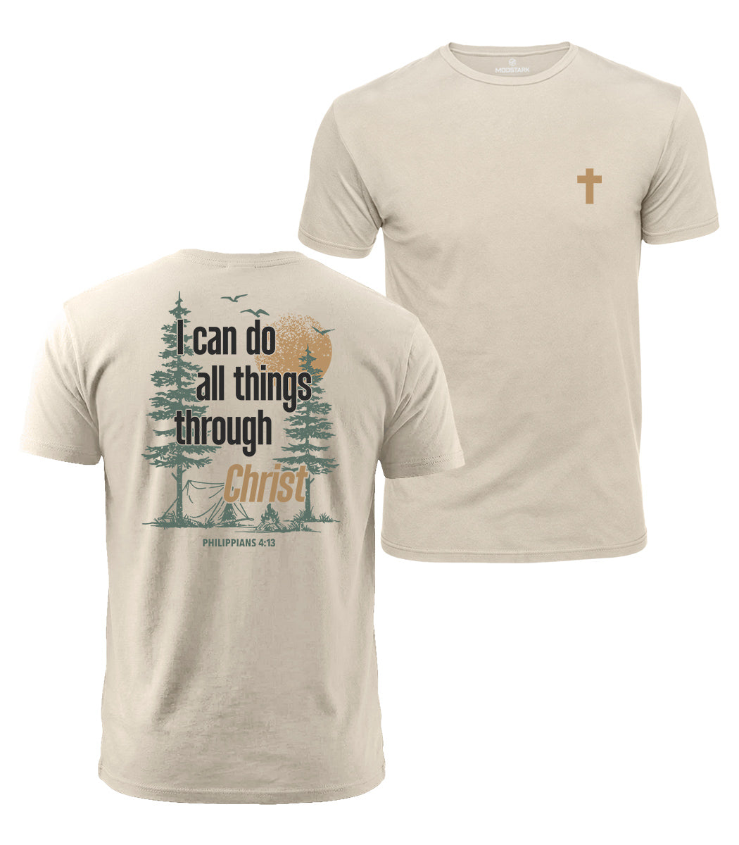 Through Christ Strength Cotton T-Shirt