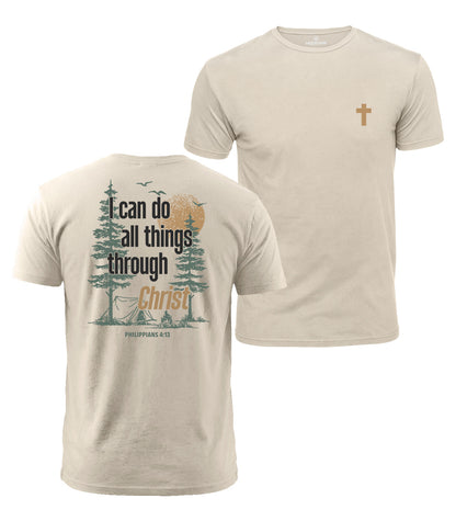 Through Christ Strength Cotton T-Shirt