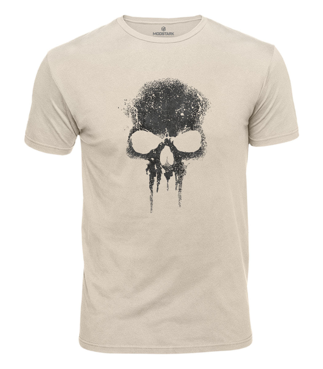 Dripping Skull Cotton T-Shirt