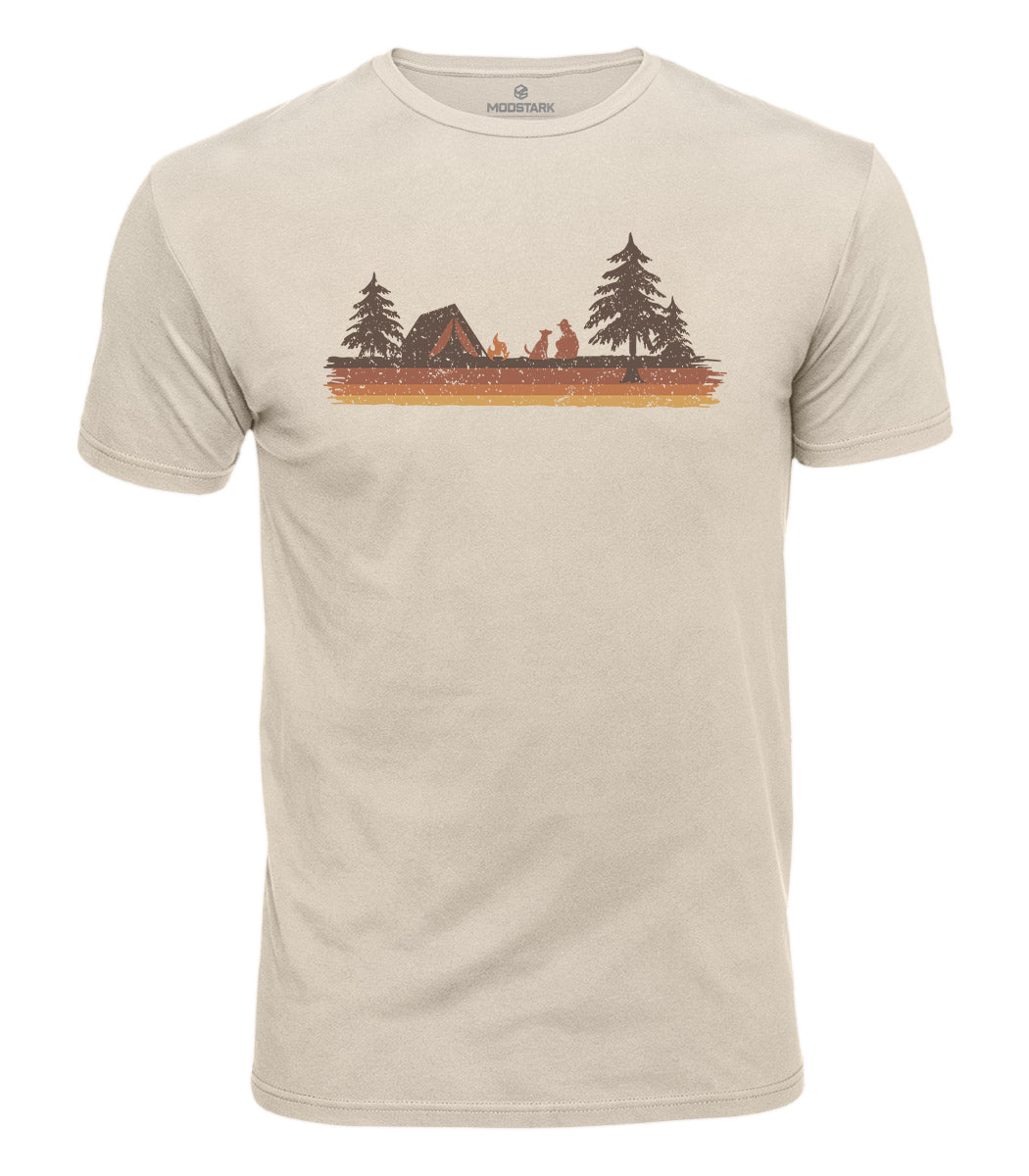 Wilderness Campfire Cotton T-Shirt