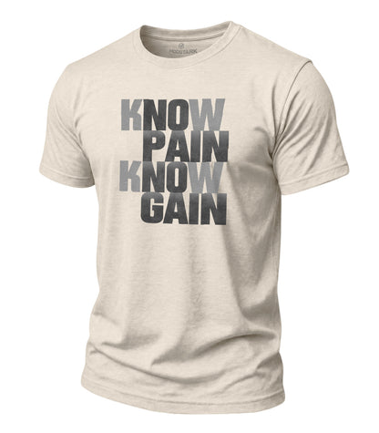 Know Pain Know Gain Cotton T-Shirt
