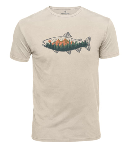 Mountain Trout Cotton T-Shirt