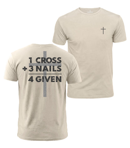 Forgiven Cross Cotton T-Shirt