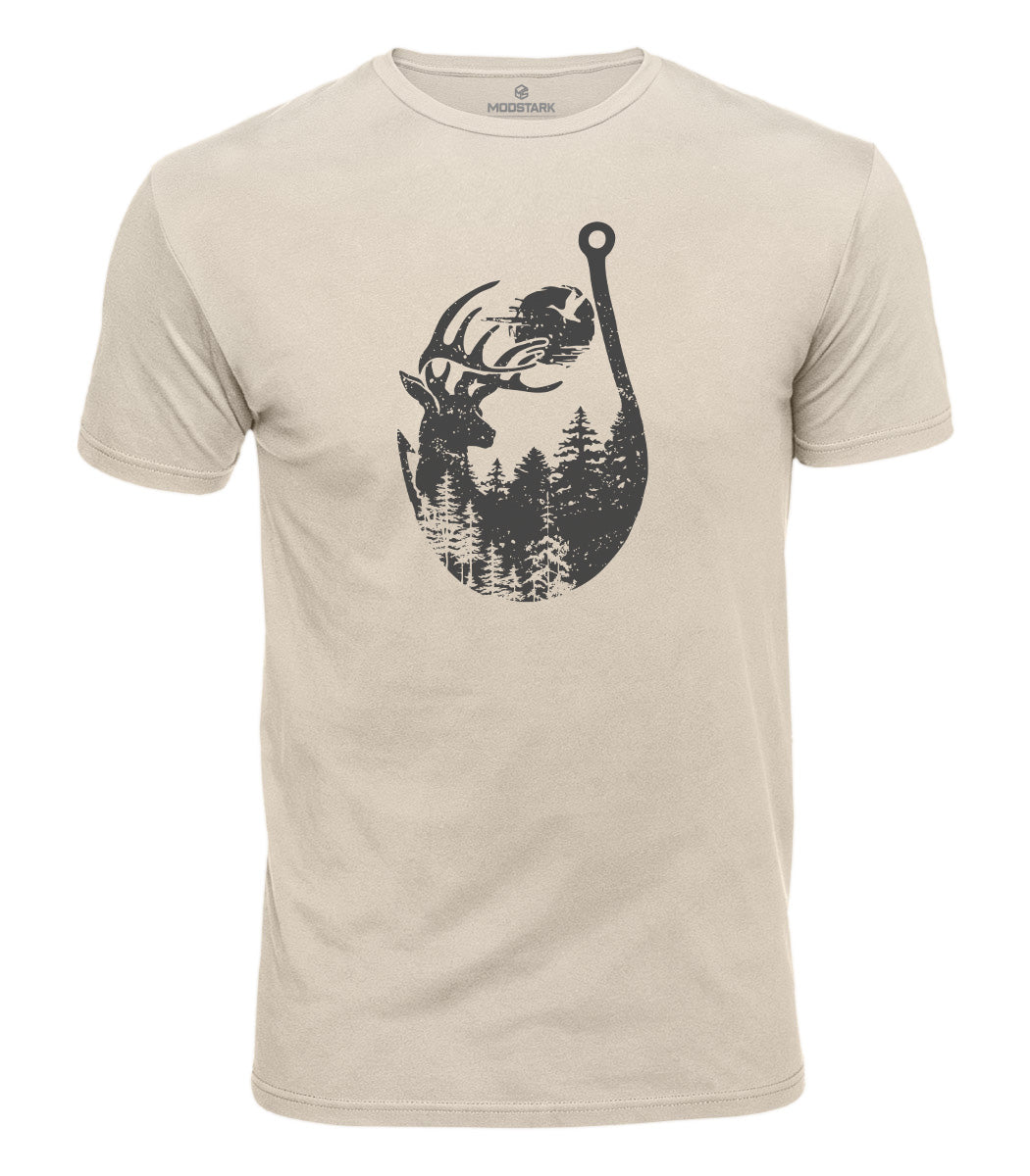 Buck Fishing Lure Cotton T-Shirt