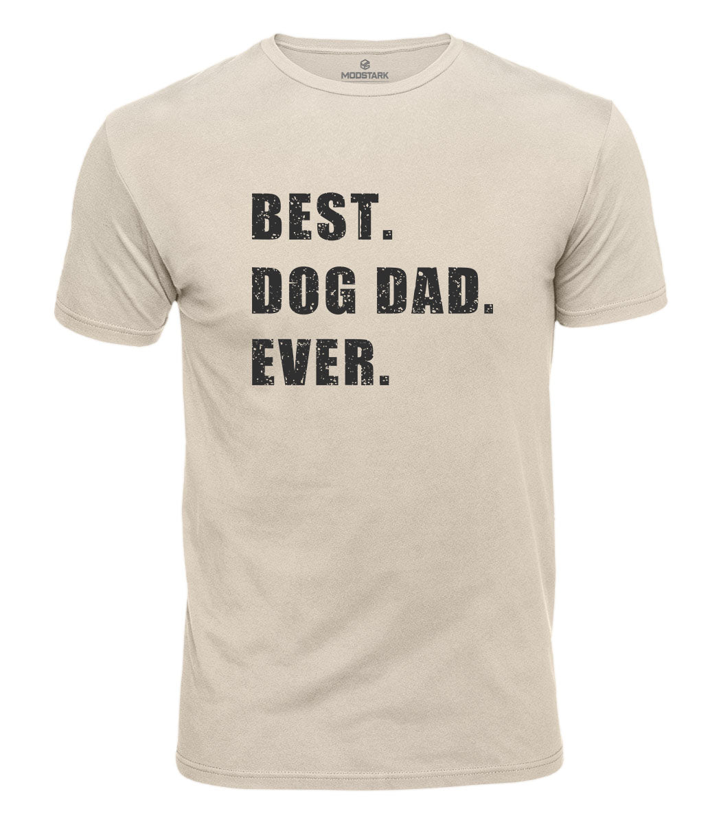 Best Dog Dad Cotton T-Shirt