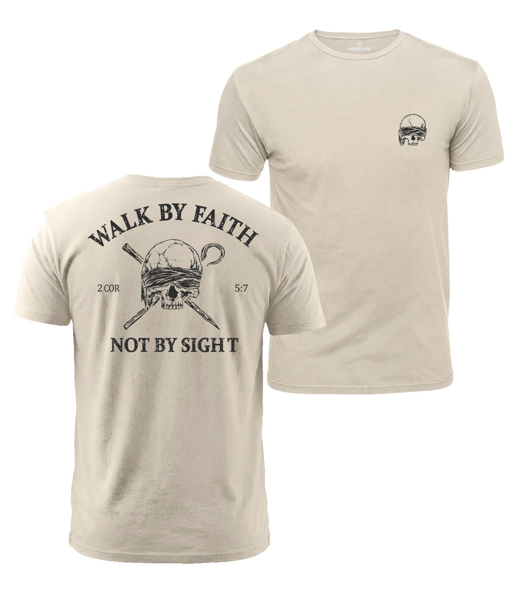 Walk By Faith Cotton T-Shirt