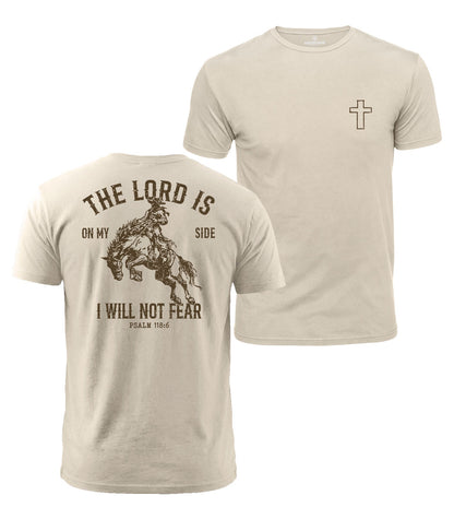 The Lord Is On My Side Cotton T-Shirt