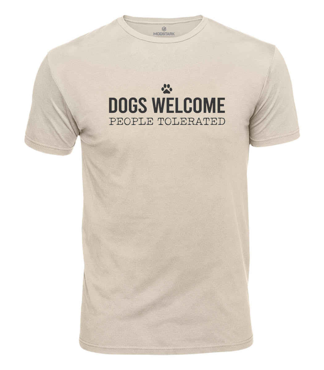 Dogs Welcome Cotton T-Shirt