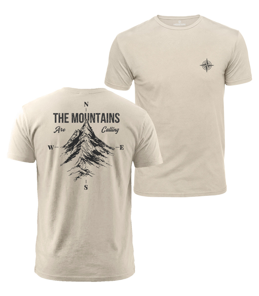 The Mountains Are Calling Cotton T-Shirt