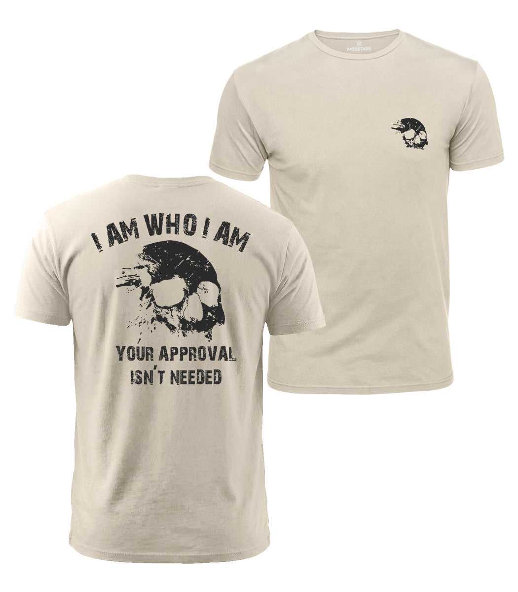 I Am Who I Am Skull Cotton T-Shirt