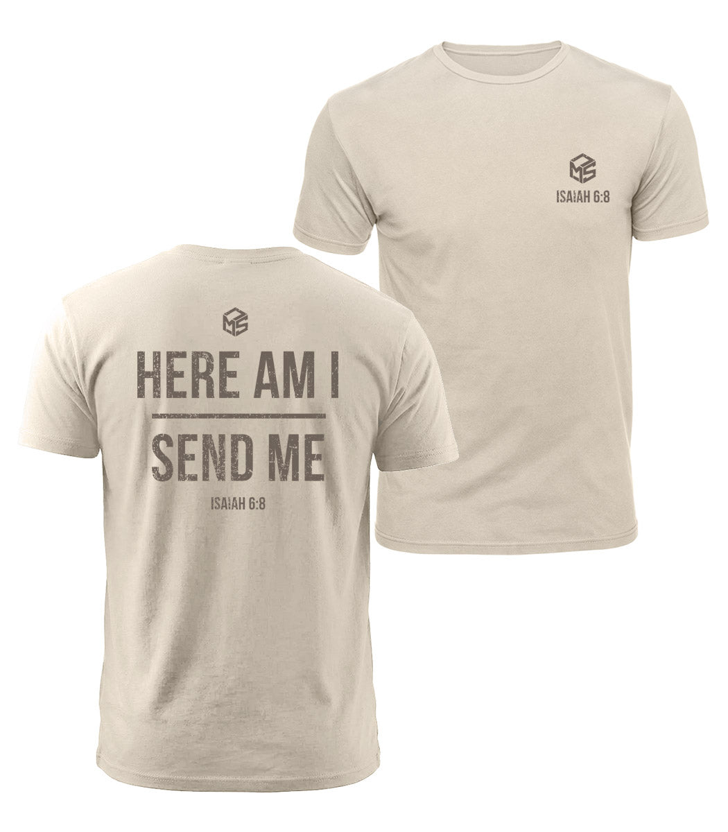 Here Am I Send Me Cotton T-Shirt