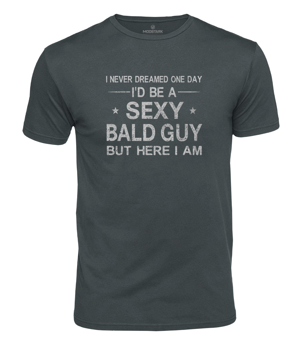 Sexy Bald Guy Cotton T-Shirt
