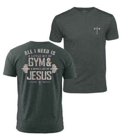 Gym & Jesus Cotton T-Shirt