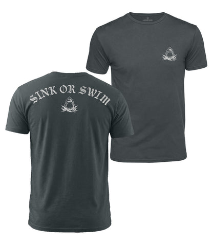Sink Or Swim Shark Cotton T-Shirt