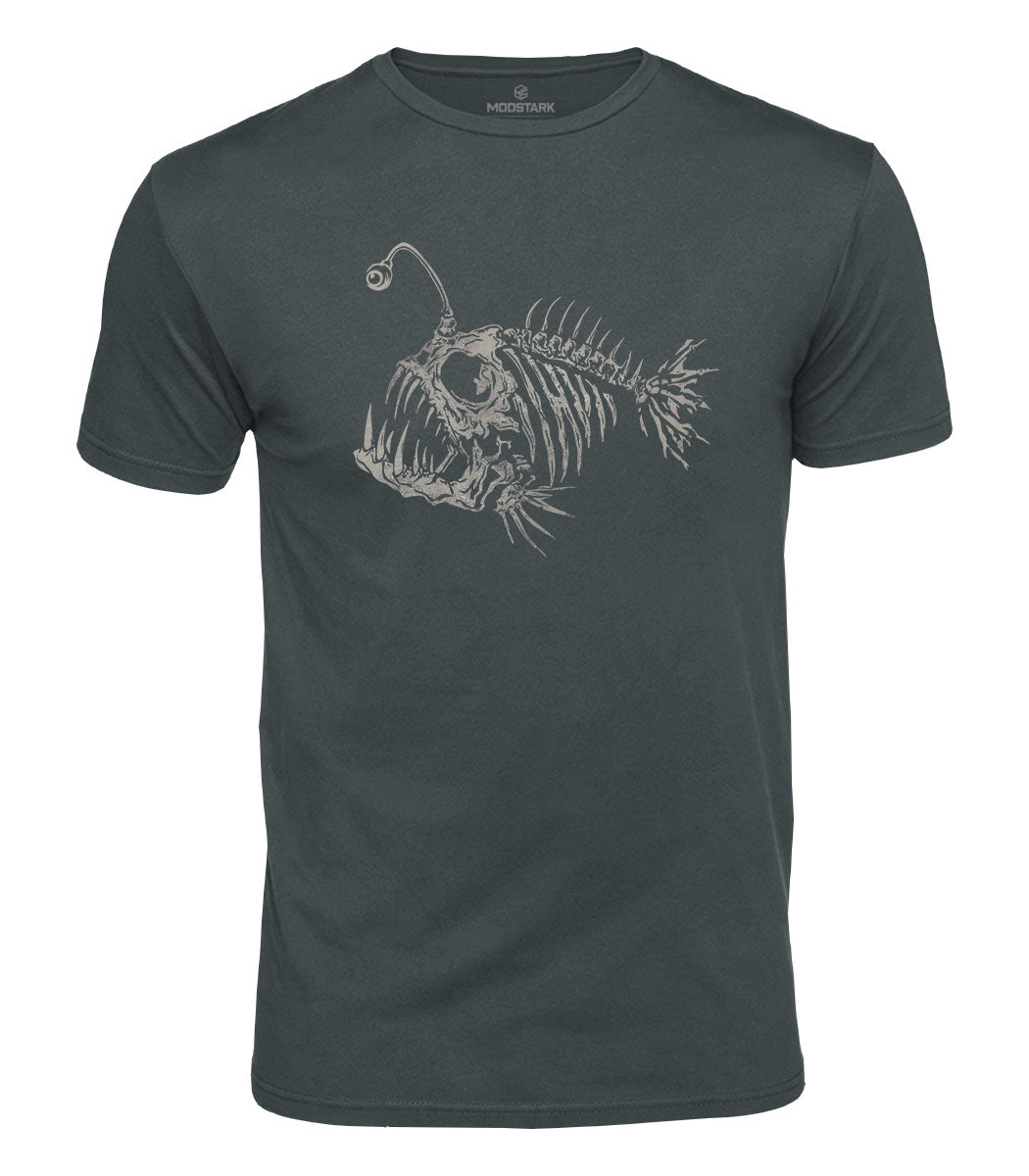 Anglerfish Skeleton Cotton T-Shirt