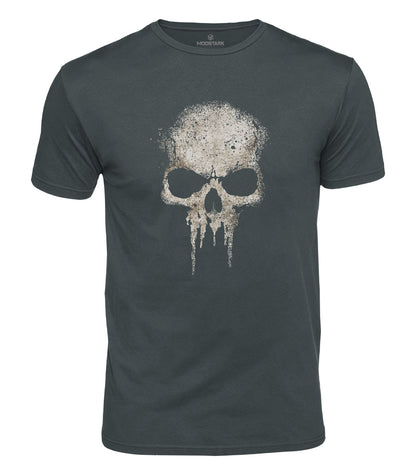 Dripping Skull Cotton T-Shirt