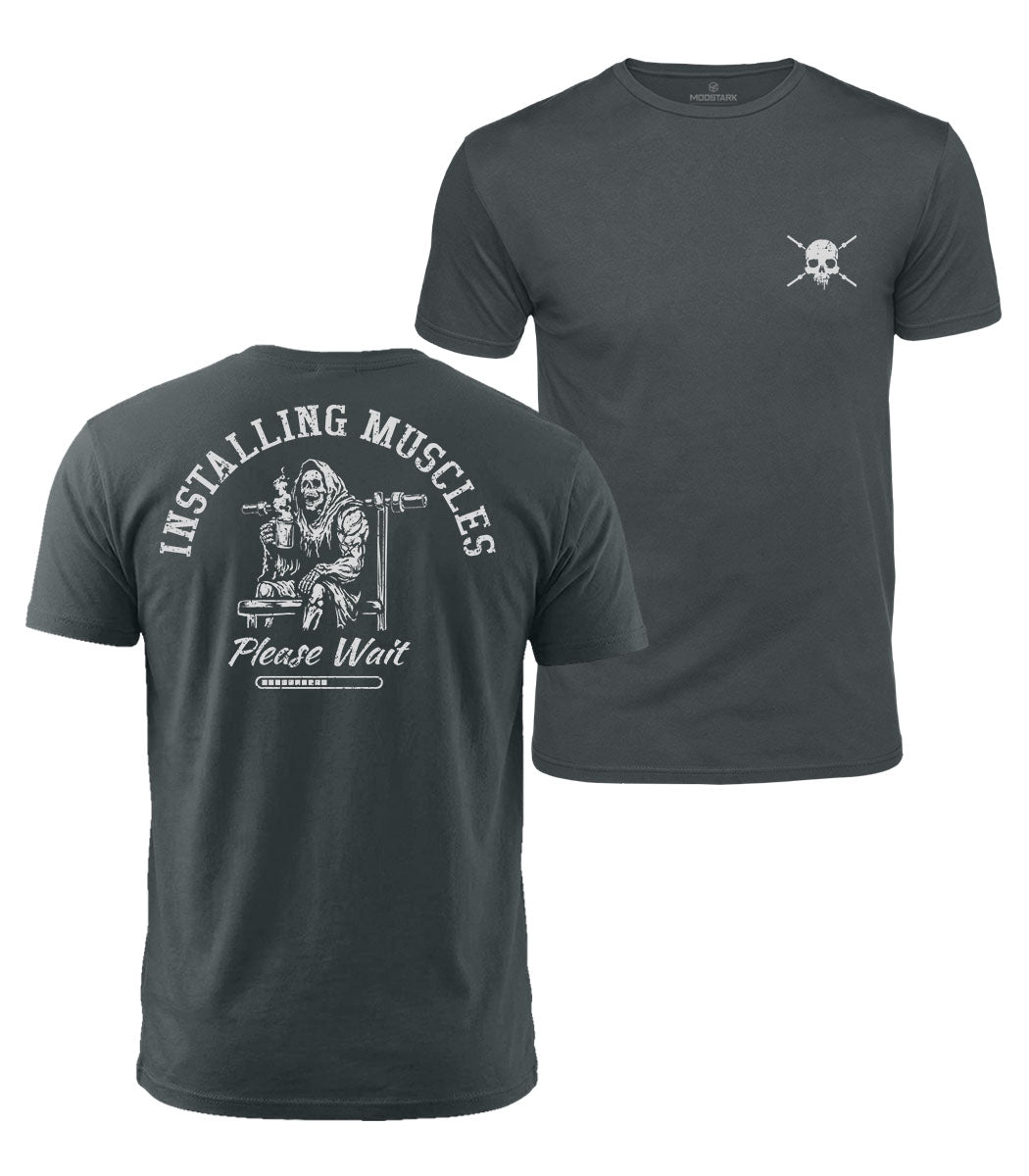 Installing Muscles Cotton T-Shirt