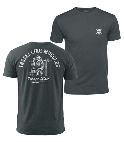 Installing Muscles Cotton T-Shirt
