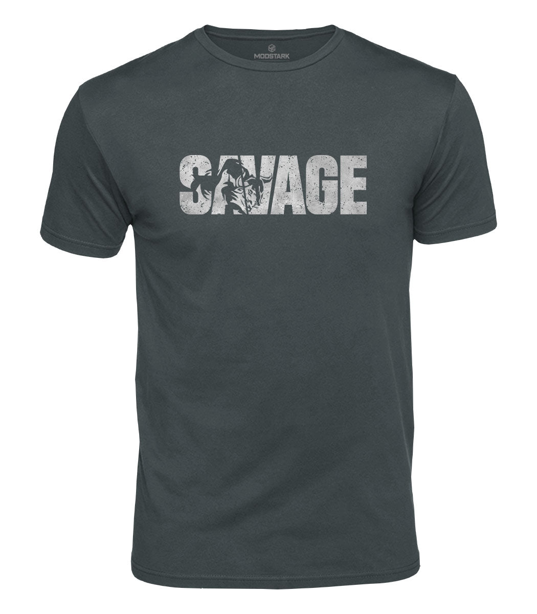 Savage Bull Cotton T-Shirt