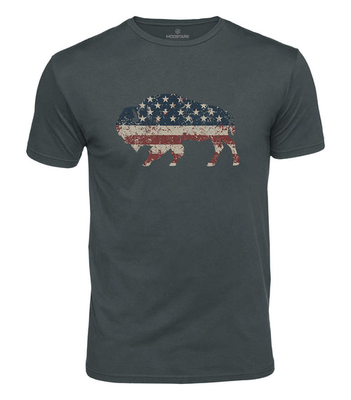 American Bison Cotton T-Shirt