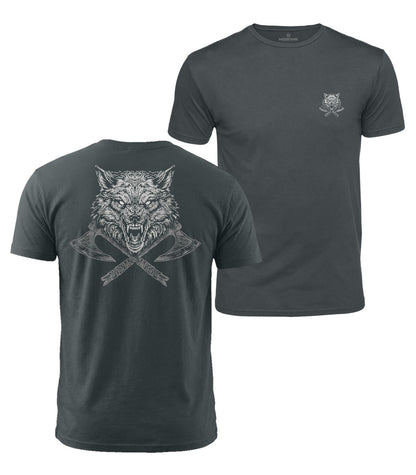 Warrior Wolf Cotton T-Shirt