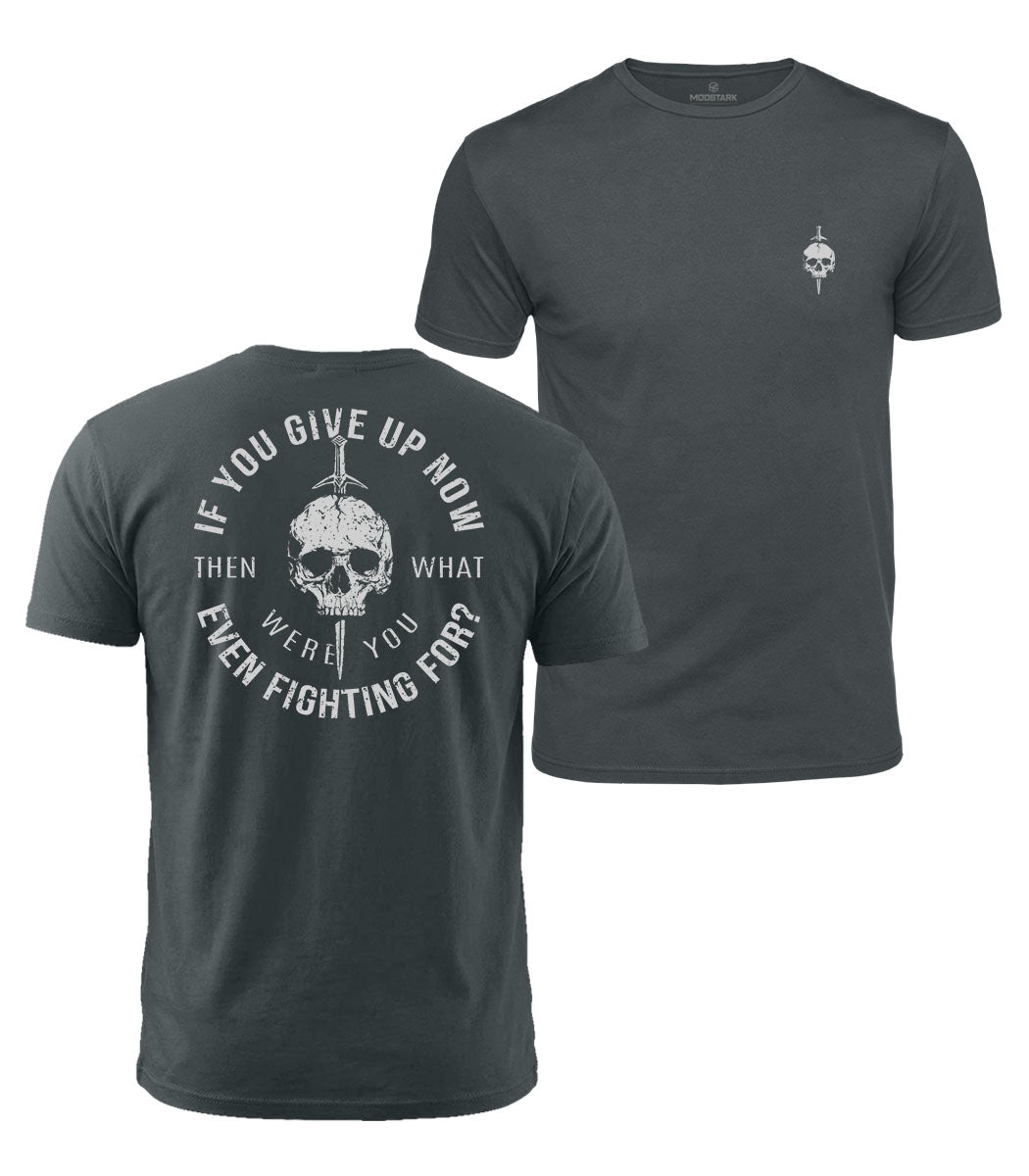 What Were You Fighting For Cotton T-Shirt