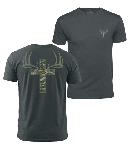 Camo Cross Cotton T-Shirt