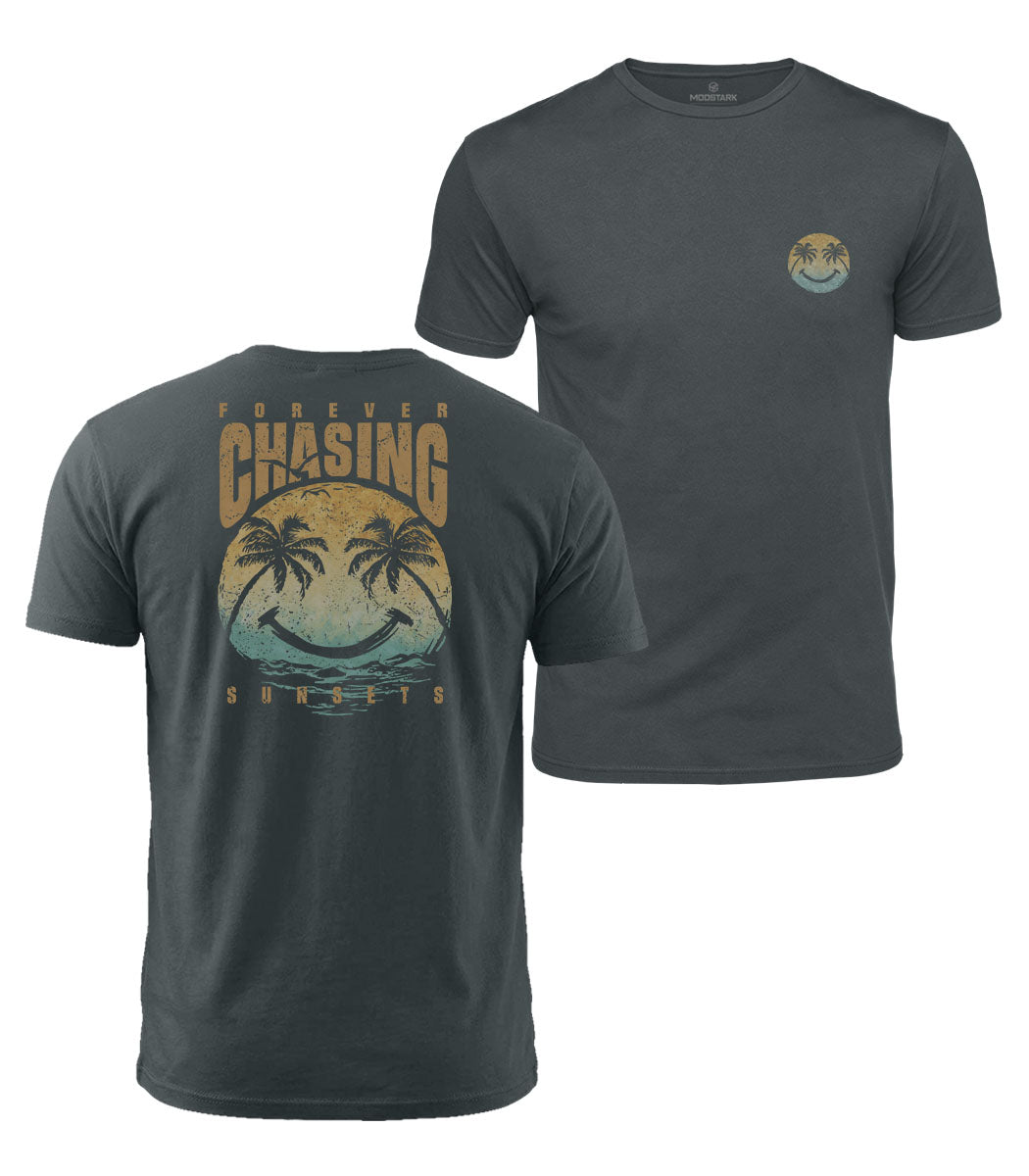 Chasing Sunsets Cotton T-Shirt