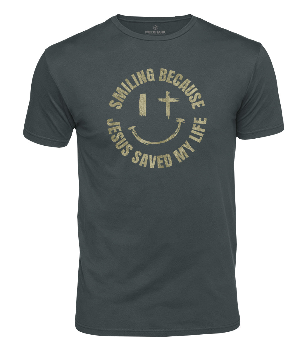 Jesus Saved My Life Cotton T-Shirt