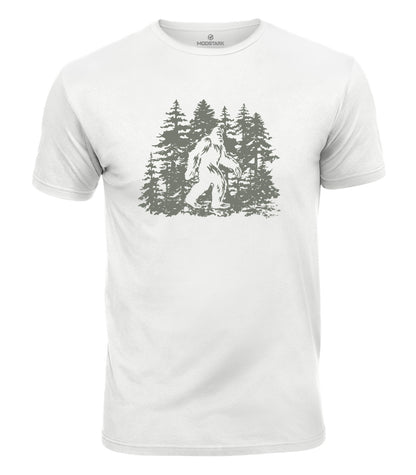Bigfoot Forest Cotton T-Shirt
