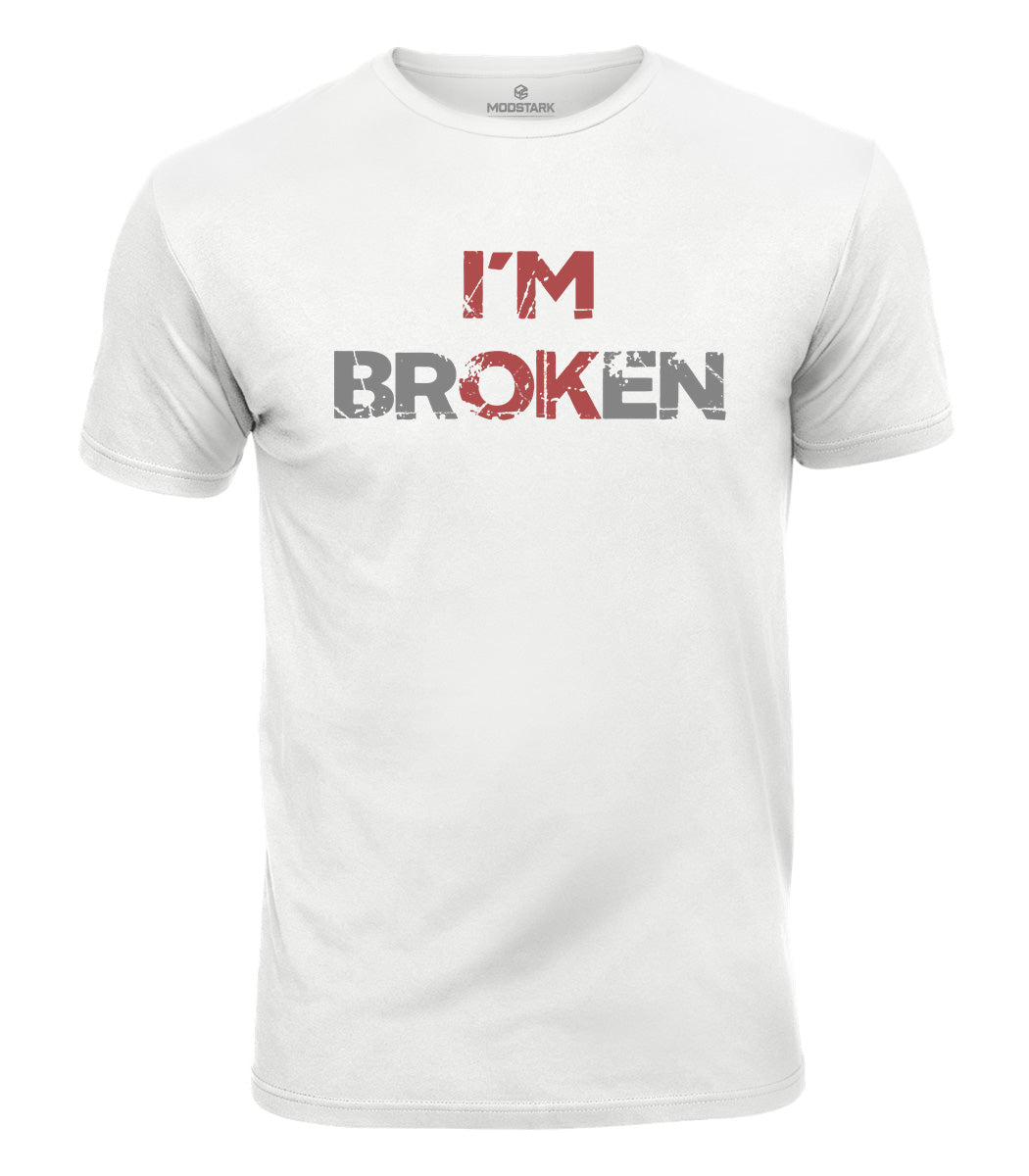 I'm Broken Graphic Cotton T-Shirt