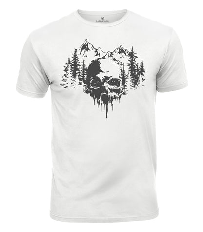 Skull Forest Cotton T-Shirt