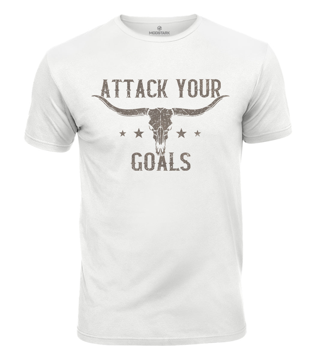 Attack Your Goals Cotton T-Shirt