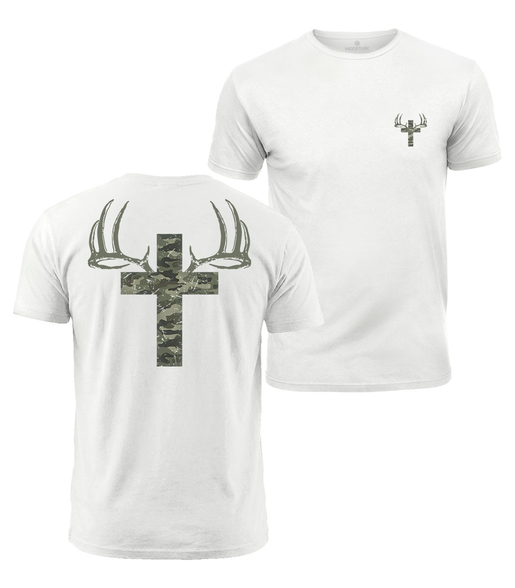 Camo Cross Cotton T-Shirt