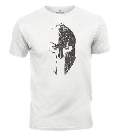 Spartan Helmet Graphic Cotton T-Shirt