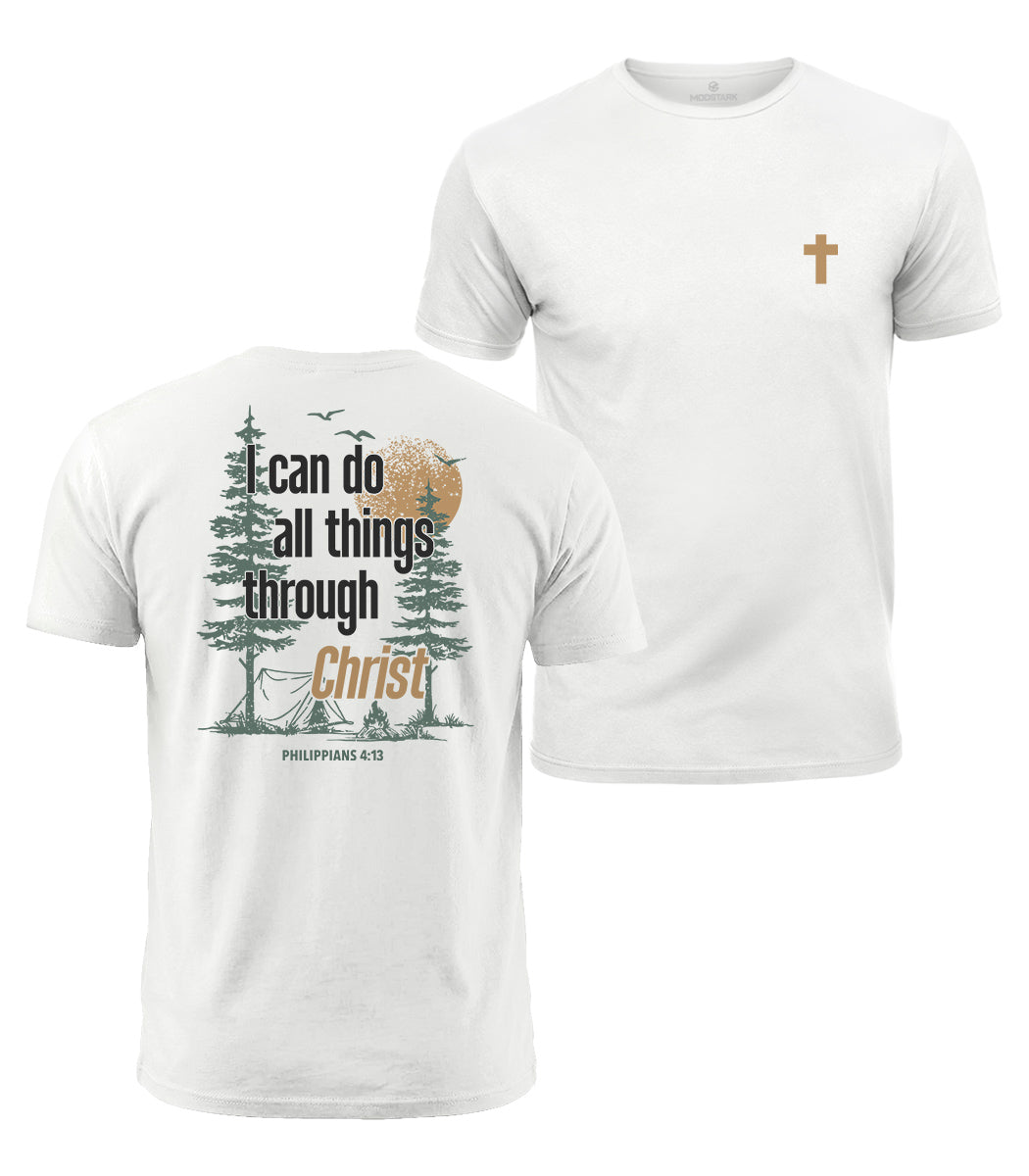 Through Christ Strength Cotton T-Shirt