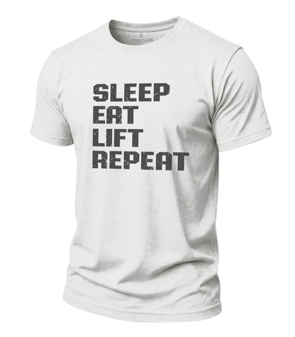 Lift Repeat Cotton T-Shirt