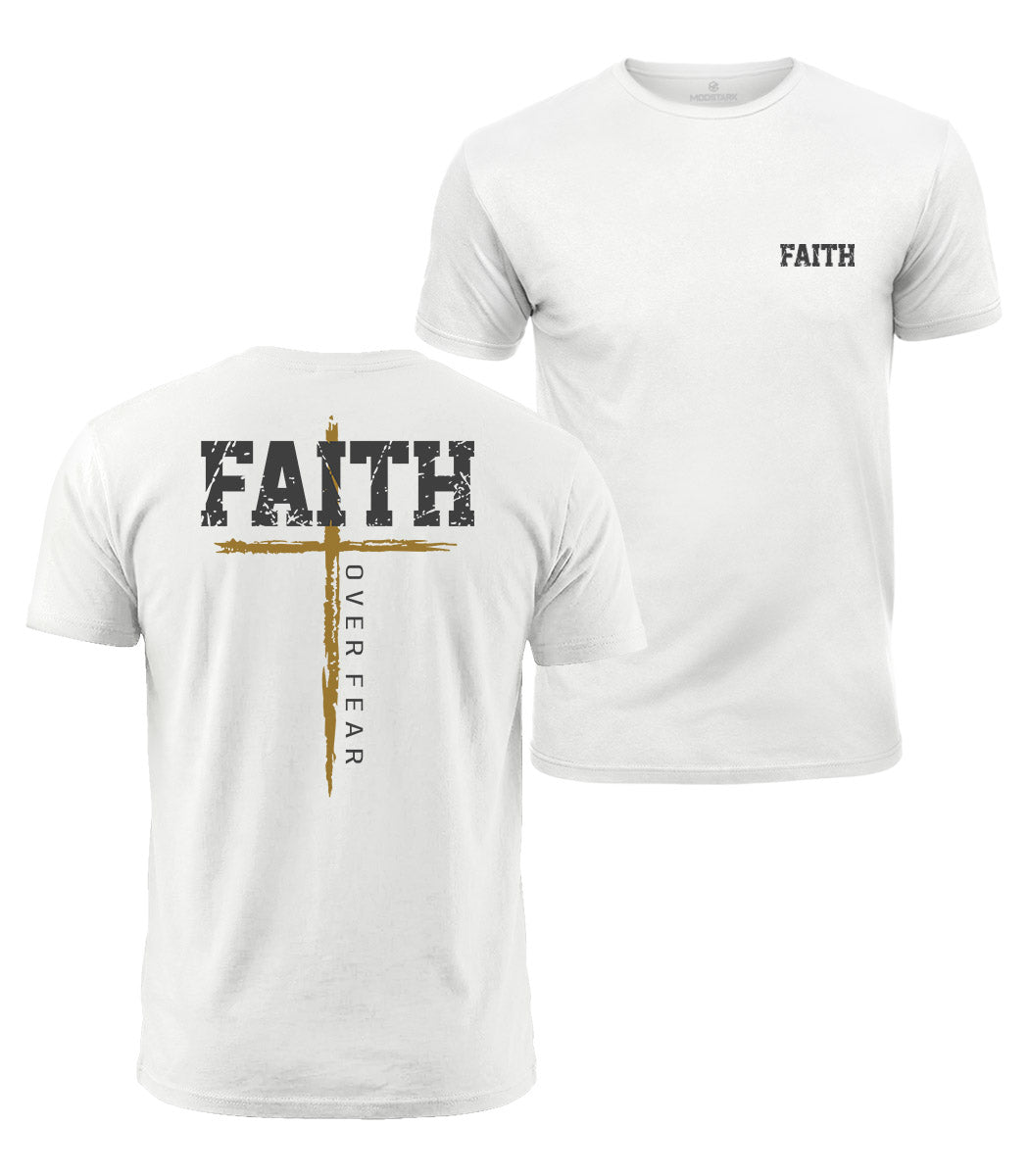Faith Over Fear Cotton T-Shirt
