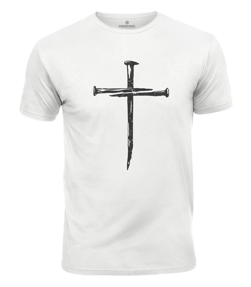 Nail Cross Cotton T-Shirt